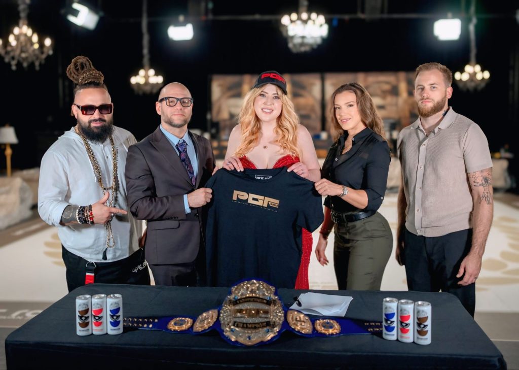 Lauren Barone, founder of Philly Phenoms, at a pro grappling event